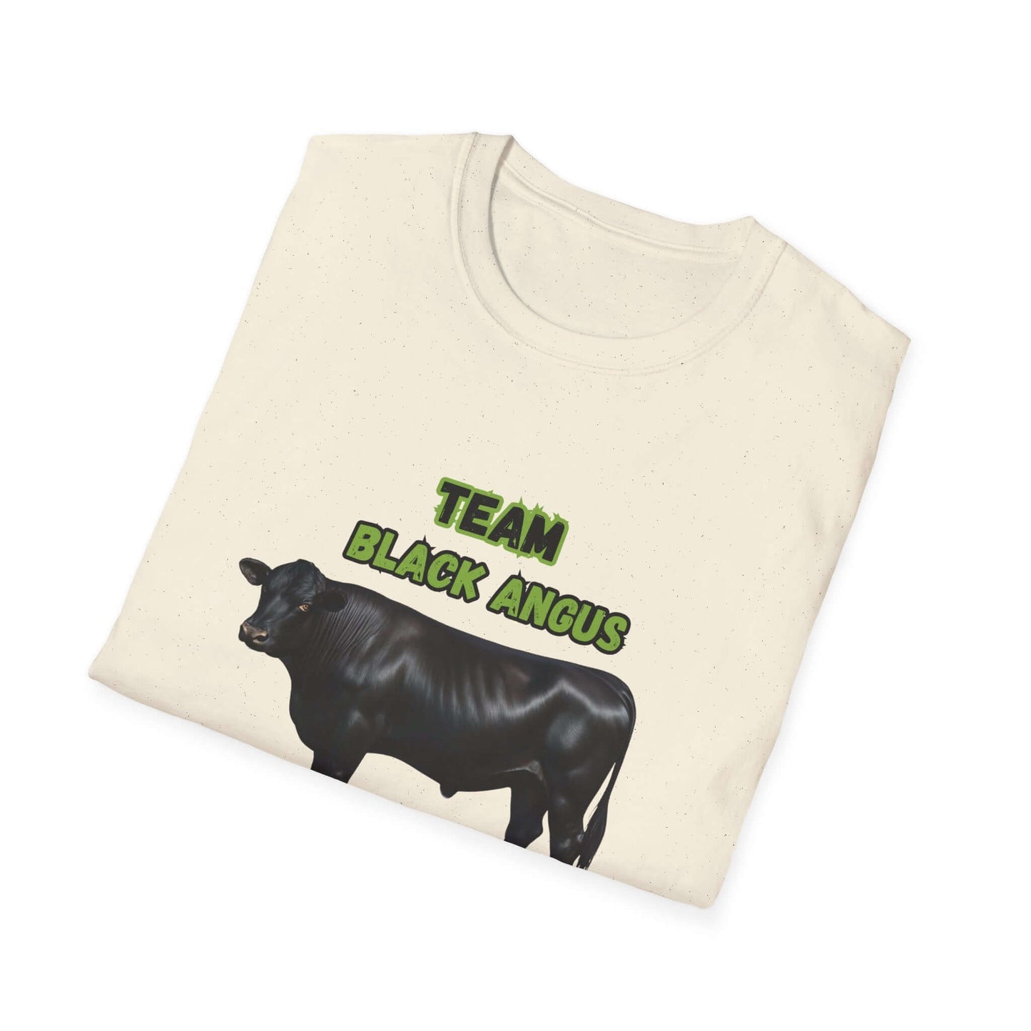 Black Angus Lover T-Shirt featuring a Black Angus cow design, perfect for ranchers and farmers.