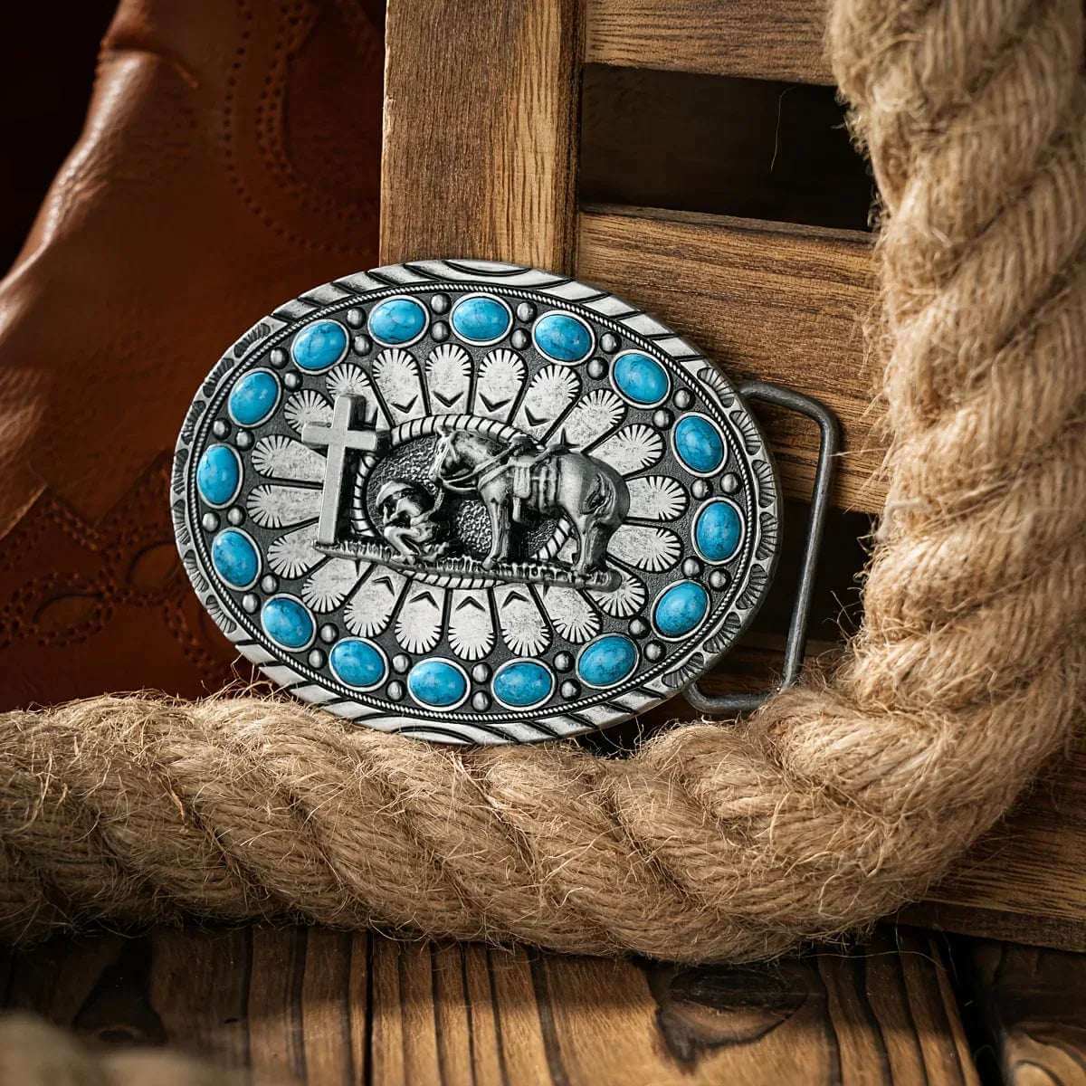 Western Belt Buckle, Large Belt Buckle for Cowgirls - The Best New Thing