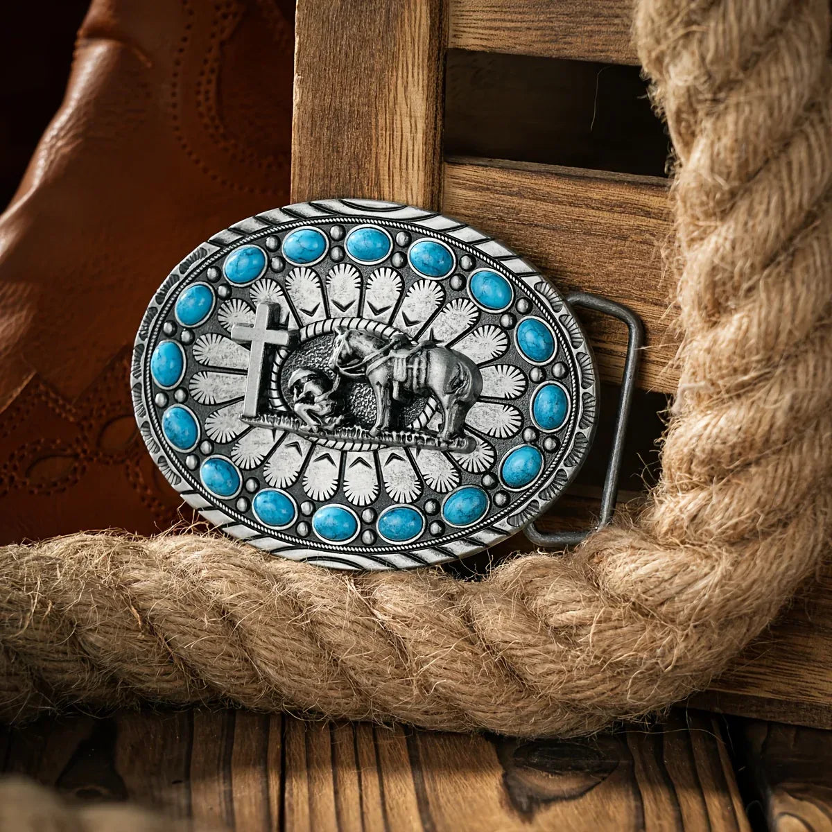 Western Belt Buckle, Large Belt Buckle for Cowgirls - The Best New Thing