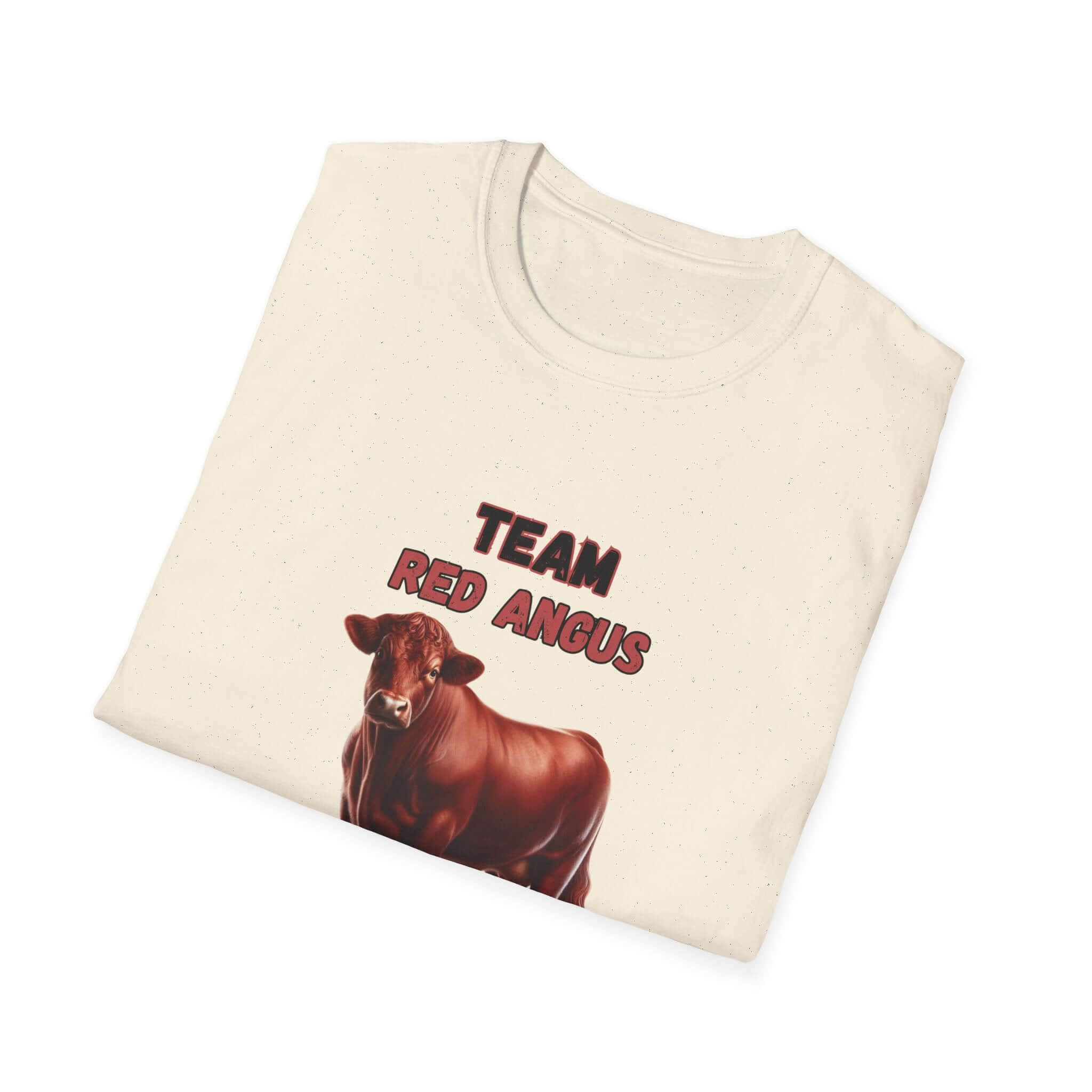 Team Red Angus T-Shirt — Cattle Ranching Tee for Farmers