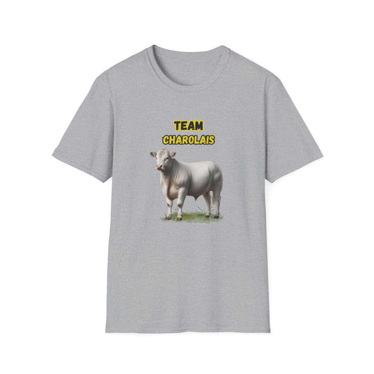 Charolais T-Shirt, Charolais Cattle Farmer Tee, Livestock Apparel - The Best New Thing