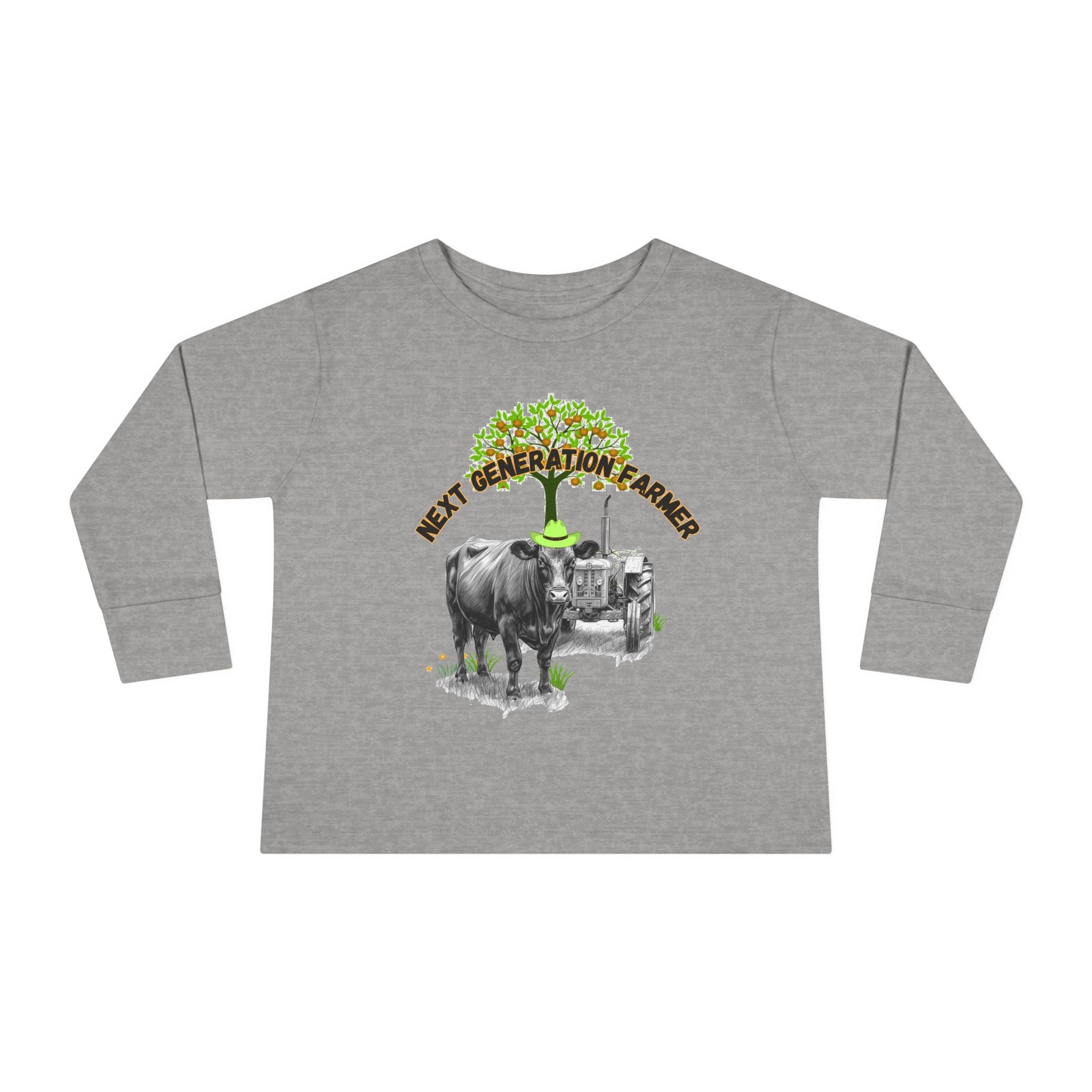 Toddler Long Sleeve Tee - Youth Farm Tee, Toddler Tee Farm Apparel