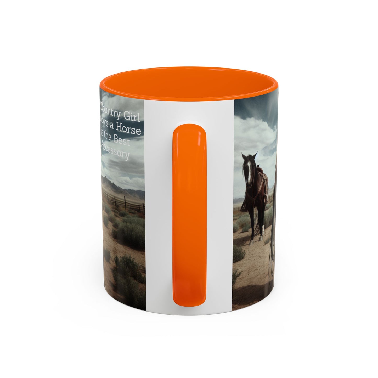 A Country Girl Knows a Horse is the Best Accessory, 15 oz mug - The Best New Thing