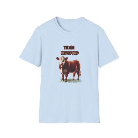 Hereford T-Shirt, Cattle Farmer Tee, Livestock Show Shirt - The Best New Thing