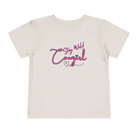 Toddler Cowgirl Tee with playful 'Stay Wild Cowgirl' design on soft lightweight fabric.