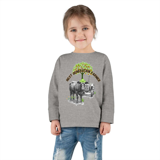 Toddler Long Sleeve Tee, Youth Farm Tee, Toddler Tee Farm Apparel - The Best New Thing