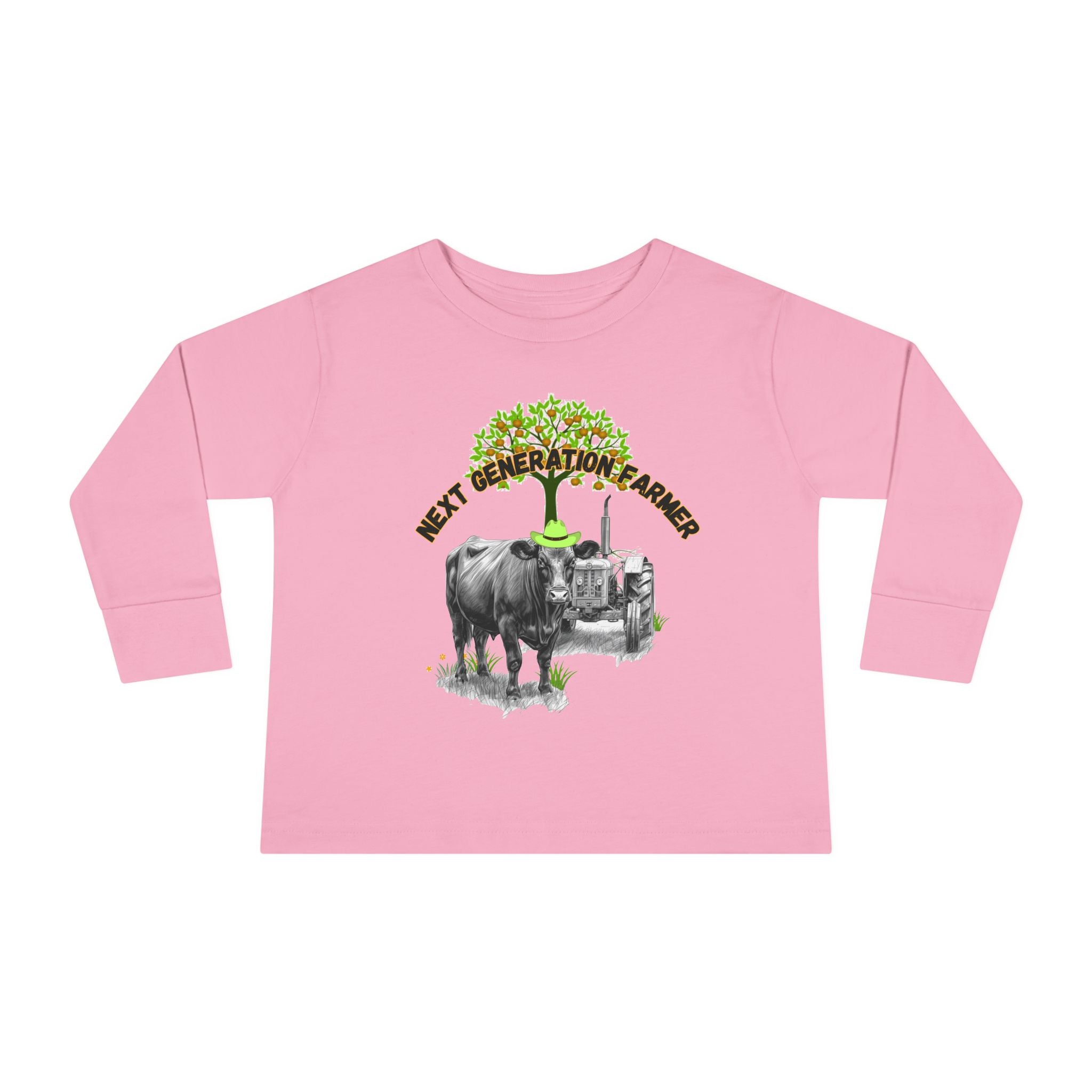 Toddler Long Sleeve Tee - Youth Farm Tee, Toddler Tee Farm Apparel