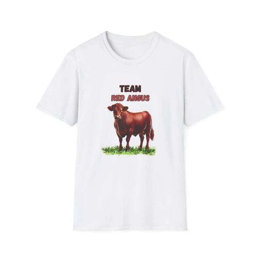 Red Angus T-Shirt, Cattle Ranching Tee, Rancher Apparel - The Best New Thing