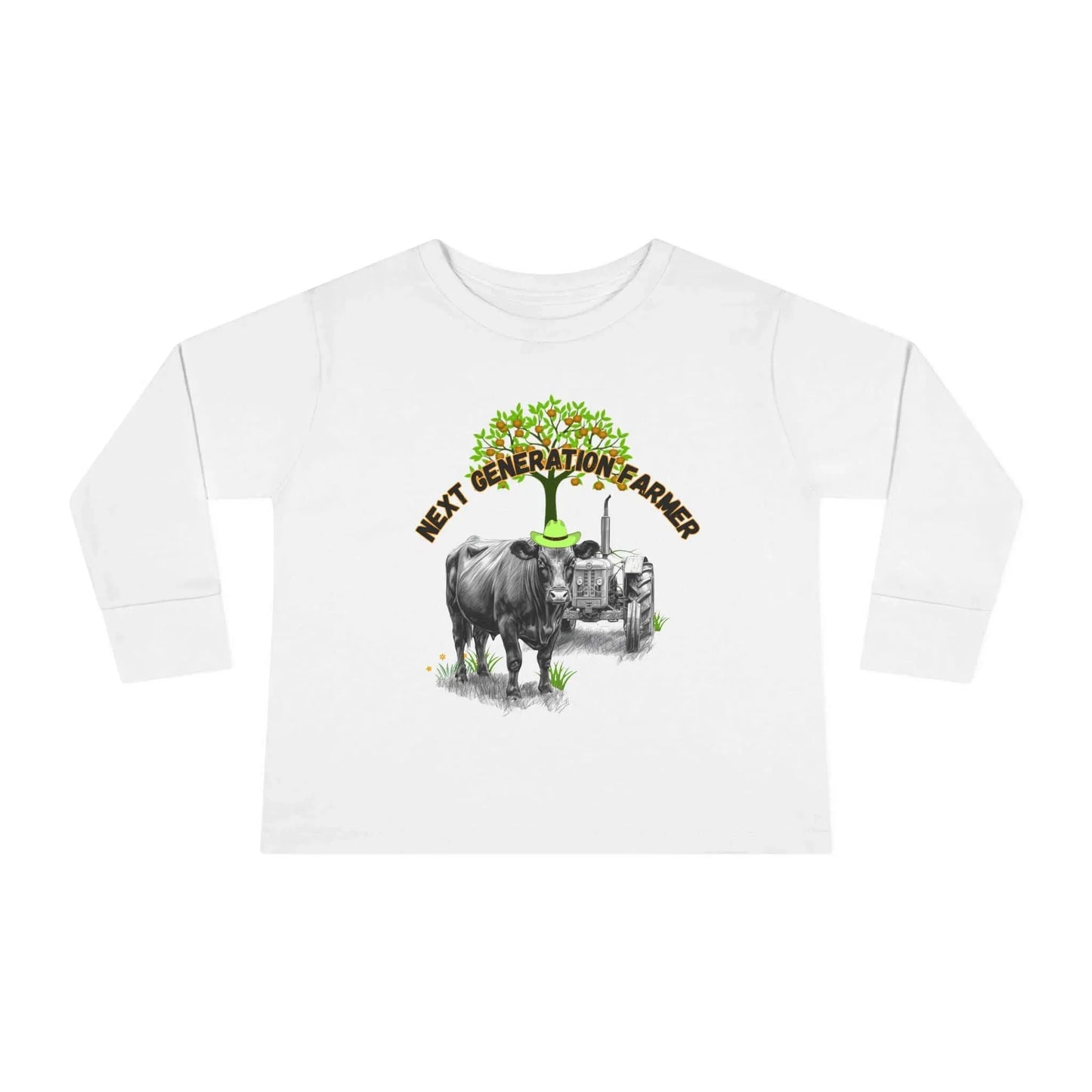 Toddler Long Sleeve Tee, Youth Farm Tee, Toddler Tee Farm Apparel - The Best New Thing