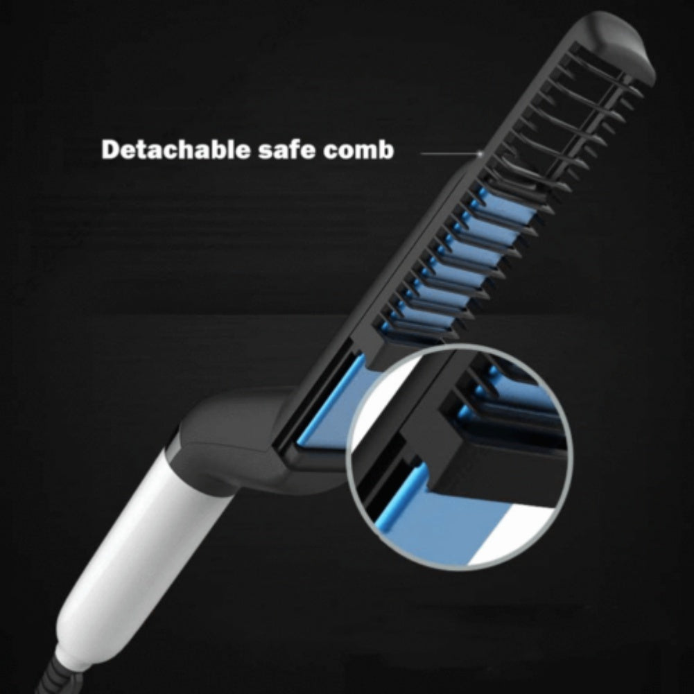 Electric Hair Styler Brush for Men, Beard Straightener - The Best New Thing