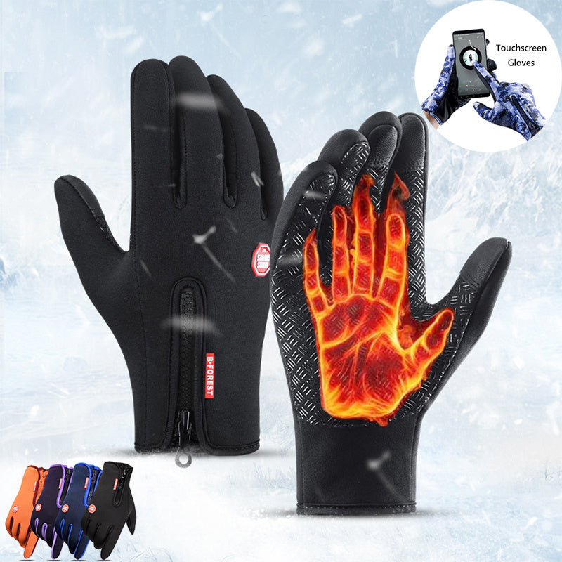 Winter Gloves, Waterproof, Sports Gloves with Fleece and Touchscreen - The Best New Thing