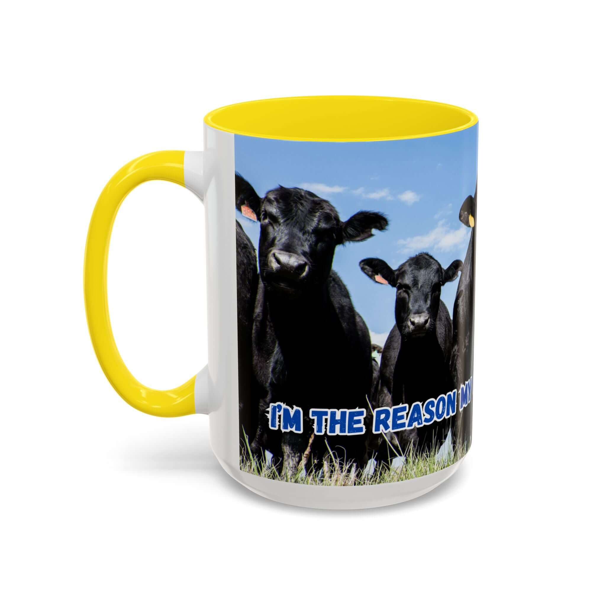 Black Angus Coffee Mug, Rancher Mug, Gifts for Dad