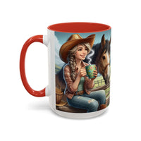 Horse Lover Coffee Mug, Coffee Lover Cup, Cowgirl Gifts