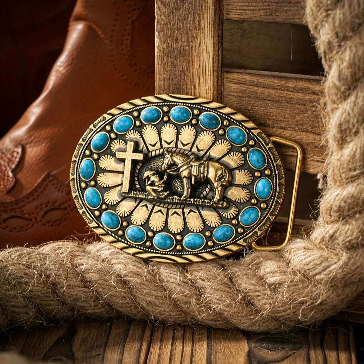 Western Belt Buckle, Large Belt Buckle for Cowgirls - The Best New Thing