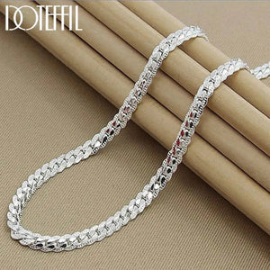 925 Sterling Silver Fashion Chain Necklace Necklace Gift for Women - 40cm | 15.7in - Jewelry