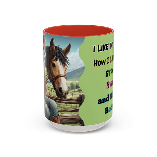 Horse Lover Coffee Mug, Coffee Lover Cup, Cowgirl Gifts
