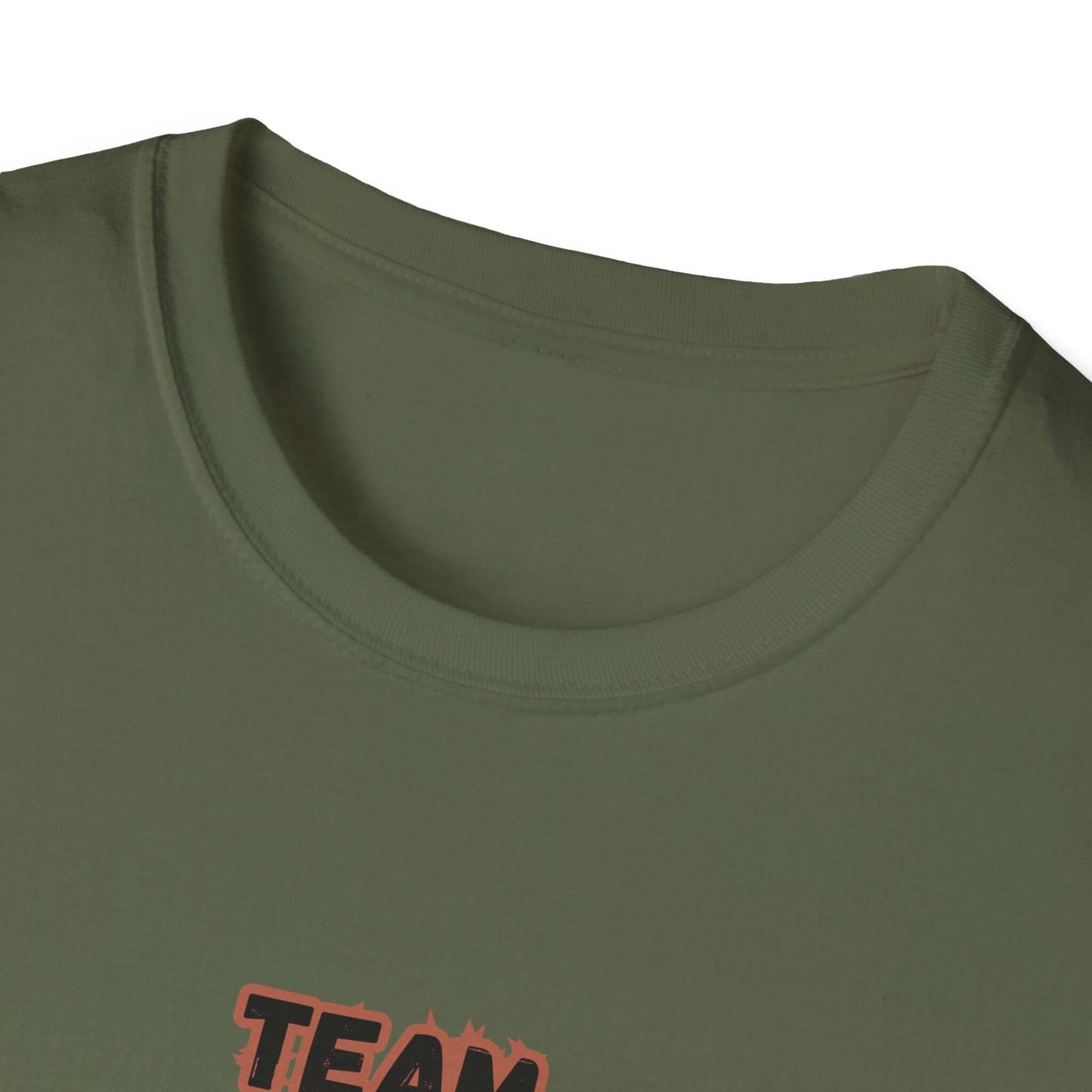 Hereford T-Shirt neckline detail, soft cotton fabric with 'TEAM HEREFORD' lettering displayed.