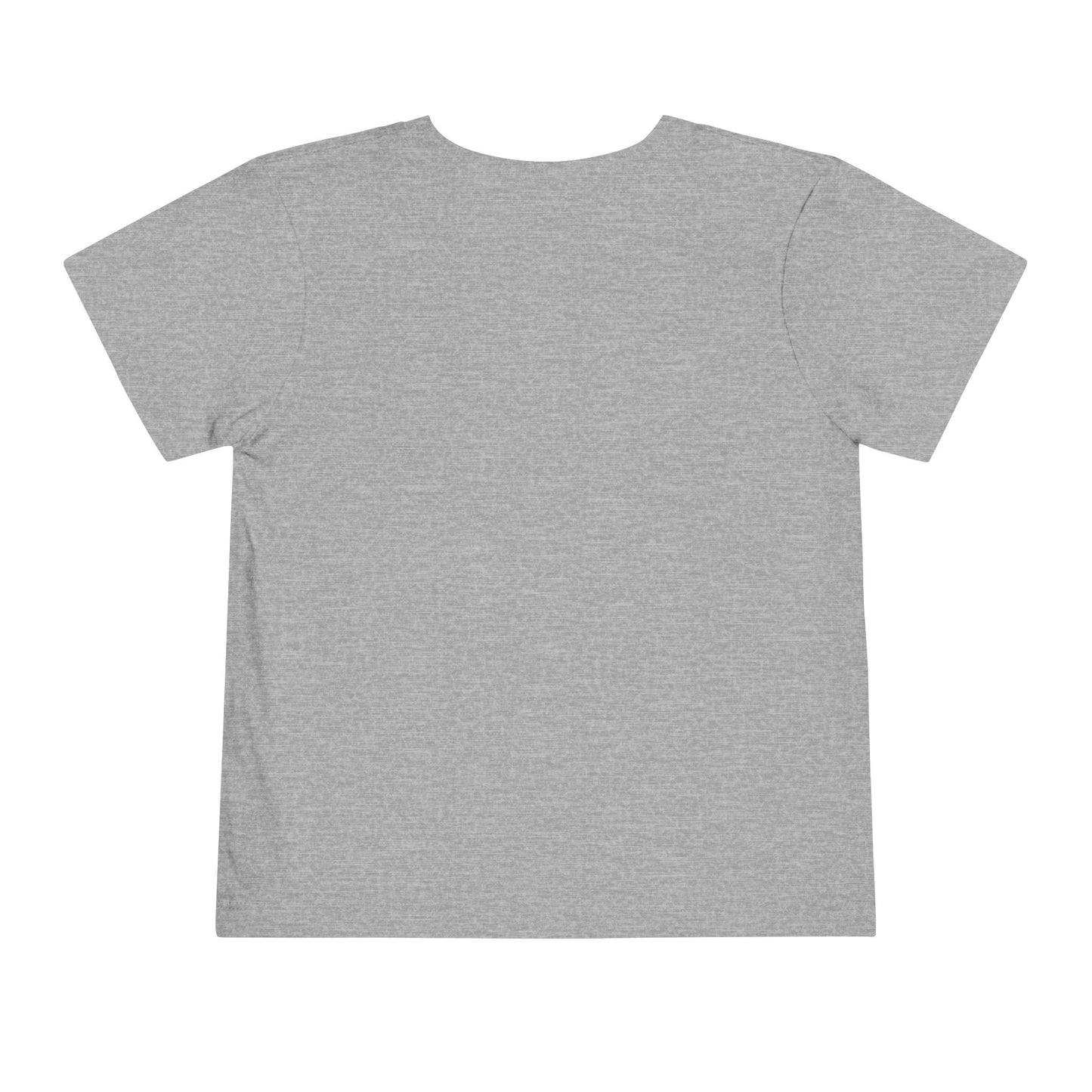 Back view of the soft gray Toddler Cowgirl Tee for playful children apparel.