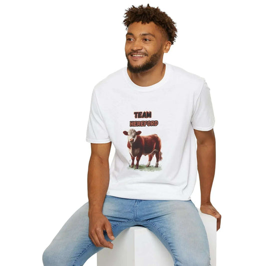 Hereford T-Shirt, Cattle Farmer Tee, Livestock Show Shirt - The Best New Thing