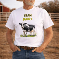 Team Dairy T-Shirt, Dairy Cattle Farmer Livestock Show Tee - The Best New Thing
