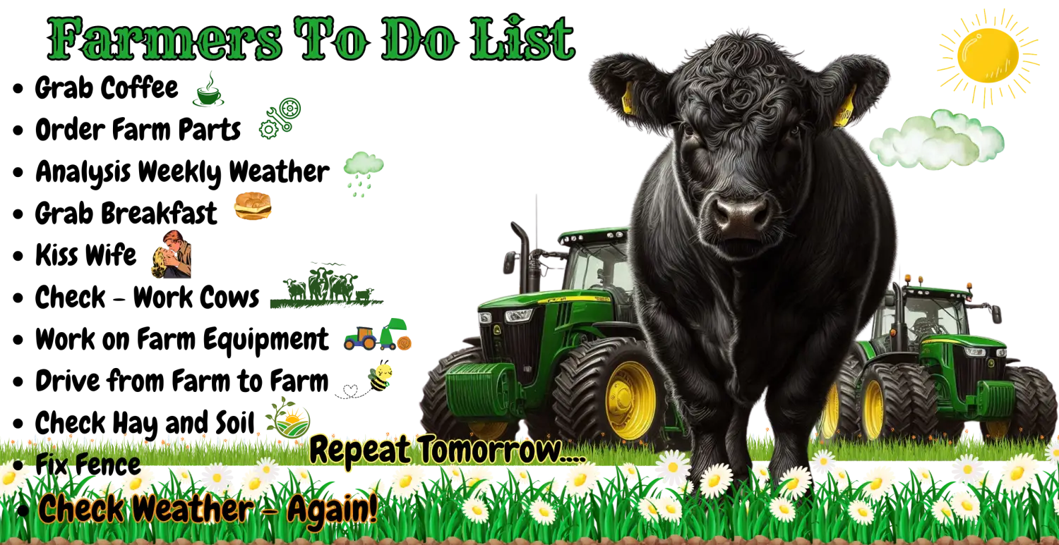 Black Angus bull illustration on Farmer-Themed Coffee Mug showcasing farm life charm