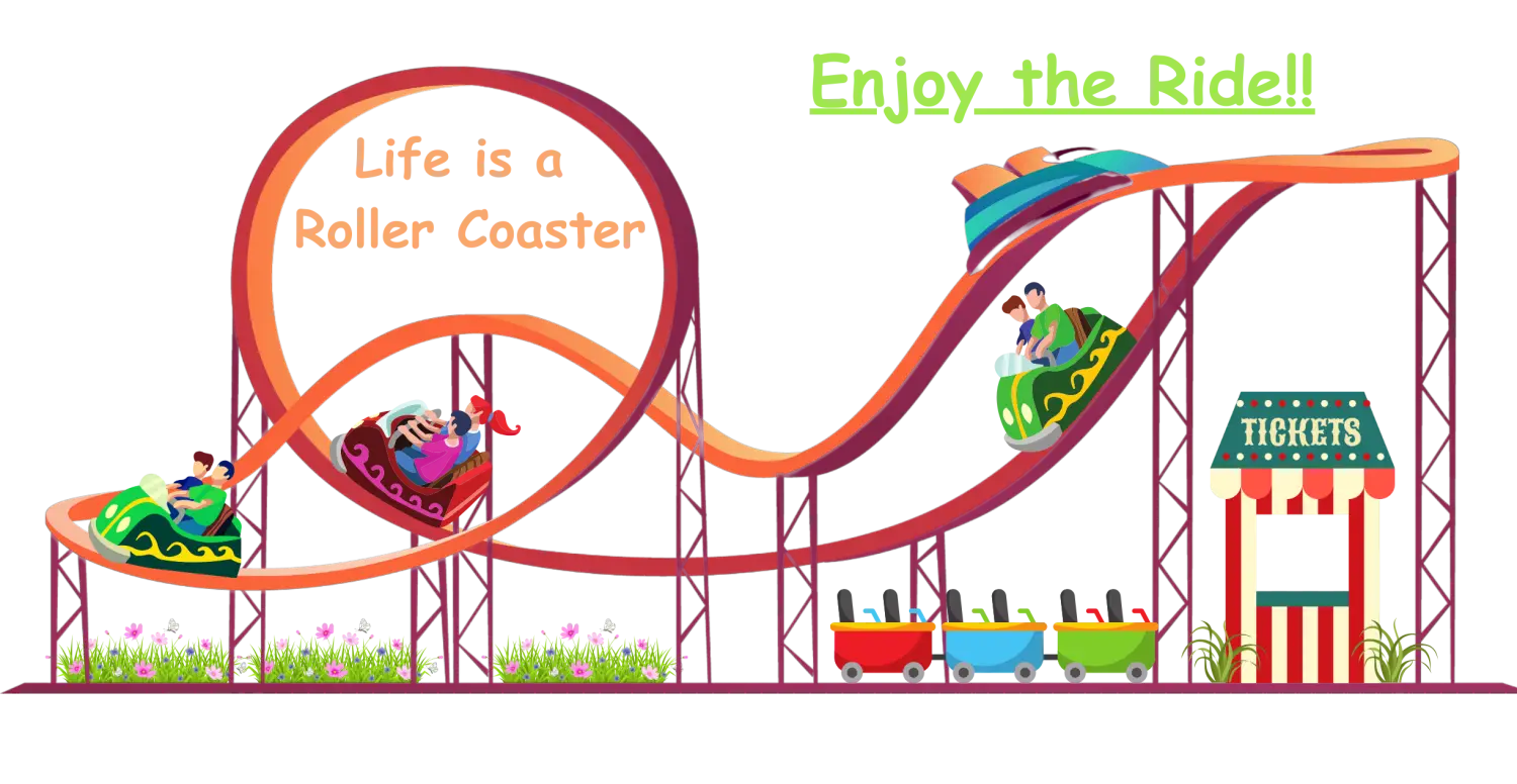 Amusement park roller coaster themed coffee mug for thrill seekers and park lovers