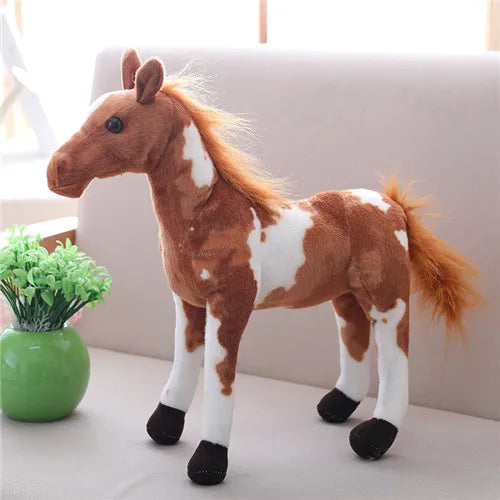 Soft Realistic Plush Stuff Toy Horses for Kids - The Best New Thing