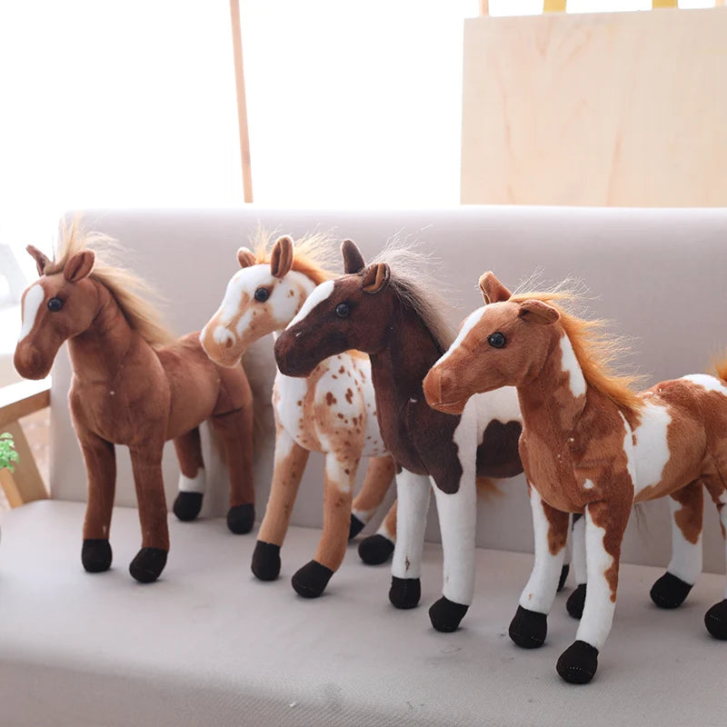 Soft Realistic Plush Stuff Toy Horses for Kids - The Best New Thing