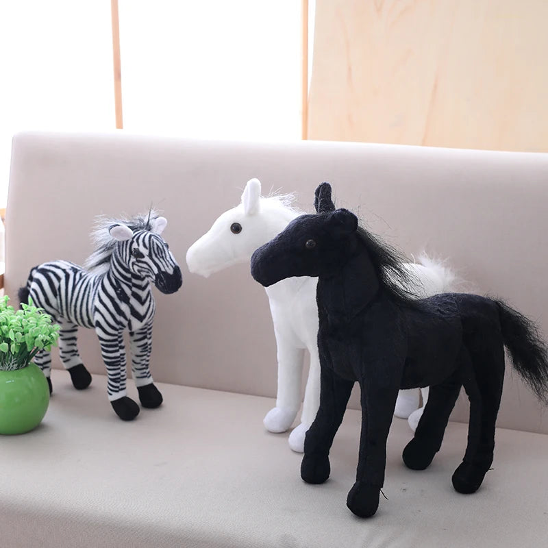 Soft Realistic Plush Stuff Toy Horses for Kids - The Best New Thing