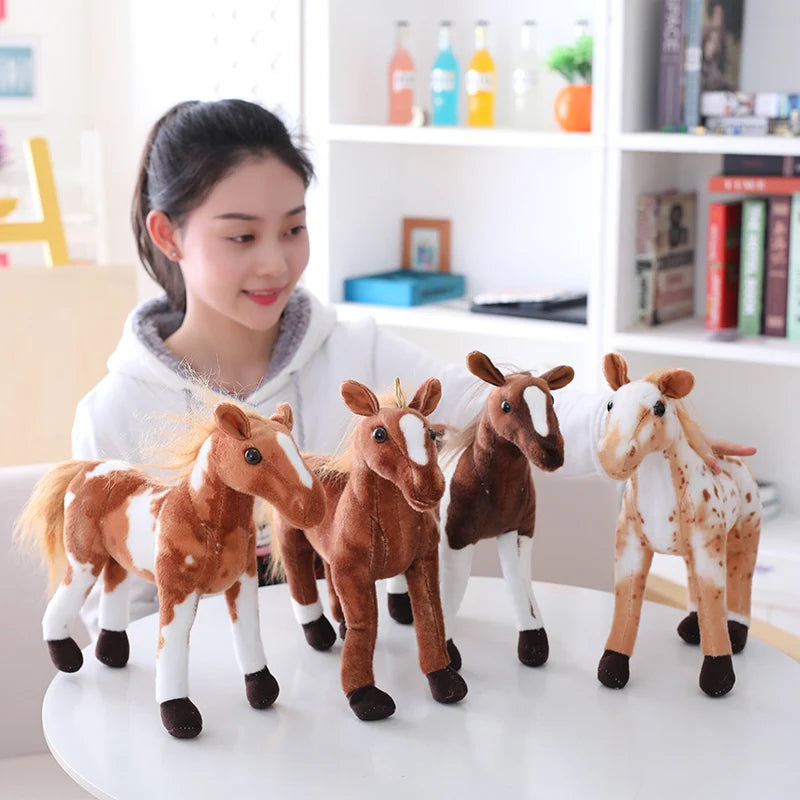 Soft Realistic Plush Stuff Toy Horses for Kids - The Best New Thing