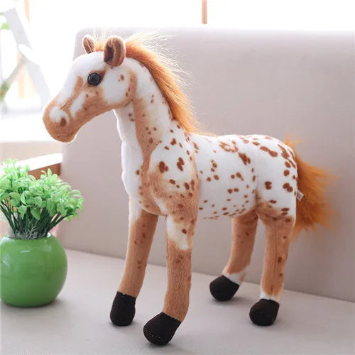 Soft Realistic Plush Stuff Toy Horses for Kids - The Best New Thing