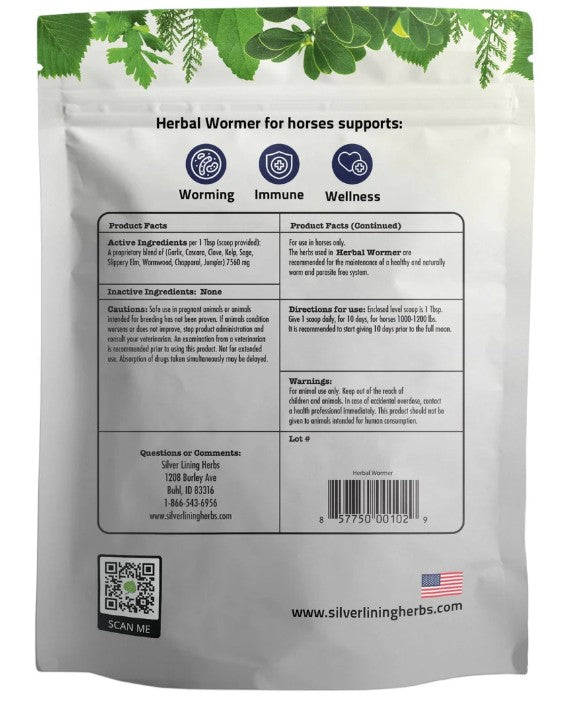 View details for Herbal Horse Supplements, Herbal Horse Wormer, Silver Lining Herbs Herbal Horse Supplements, Herbal Horse Wormer, Silver Lining Herbs