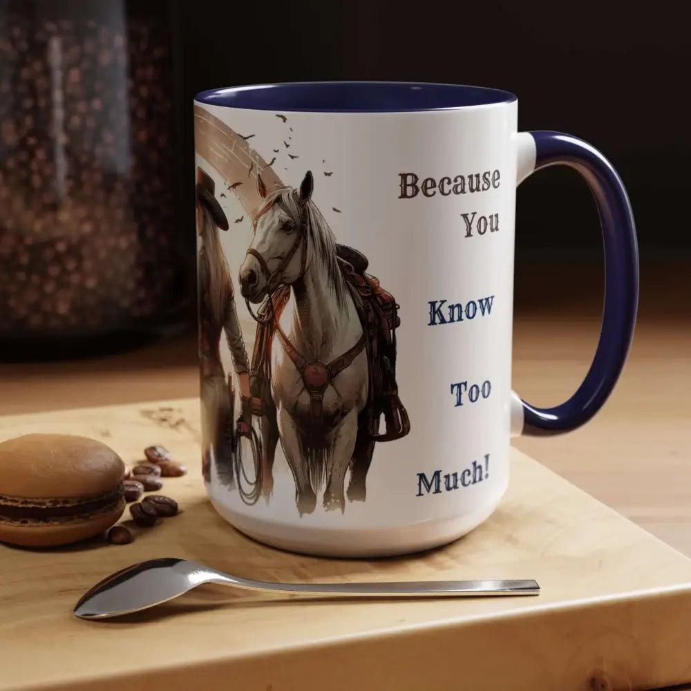 Best Friends Forever Cowgirl Coffee Mug Gift Funny Best BBF Friends Bestie Gift 15oz - Mugs