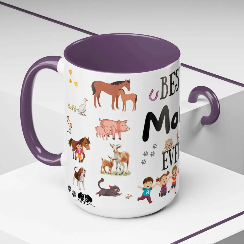 Best Gift for Mom Best Mom Ever Coffee Mug Farm Coffee Mug for Mom 15oz Mugs