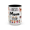 Best Gift for Mom Best Mom Ever Coffee Mug Farm Coffee Mug for Mom 15oz - 15oz / Black - Mugs