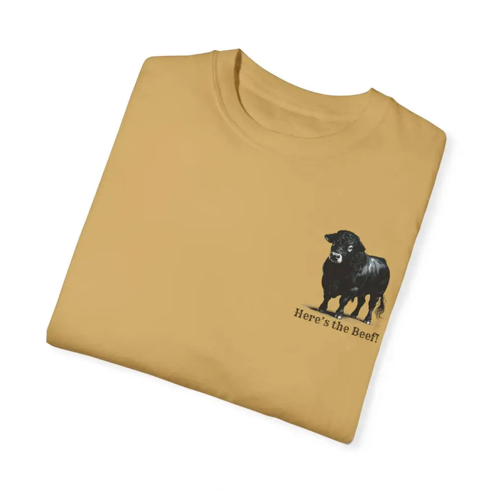 Black Angus Beef Lover Bull T-shirt Gift for Cowboys Farmers and Ranchers Gift for Him - T-Shirt