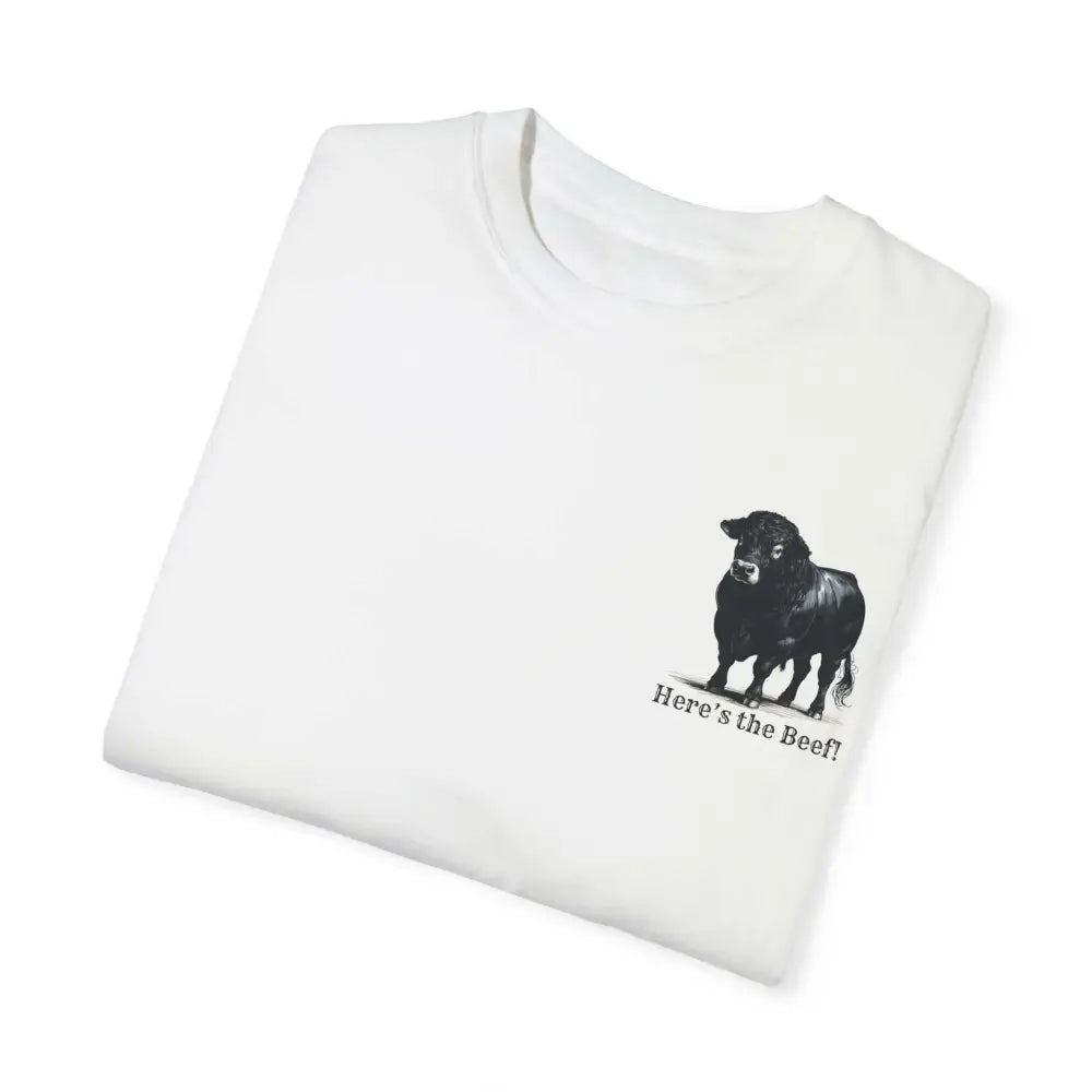 Black Angus Beef Lover Bull T-shirt Gift for Cowboys Farmers and Ranchers Gift for Him - T-Shirt