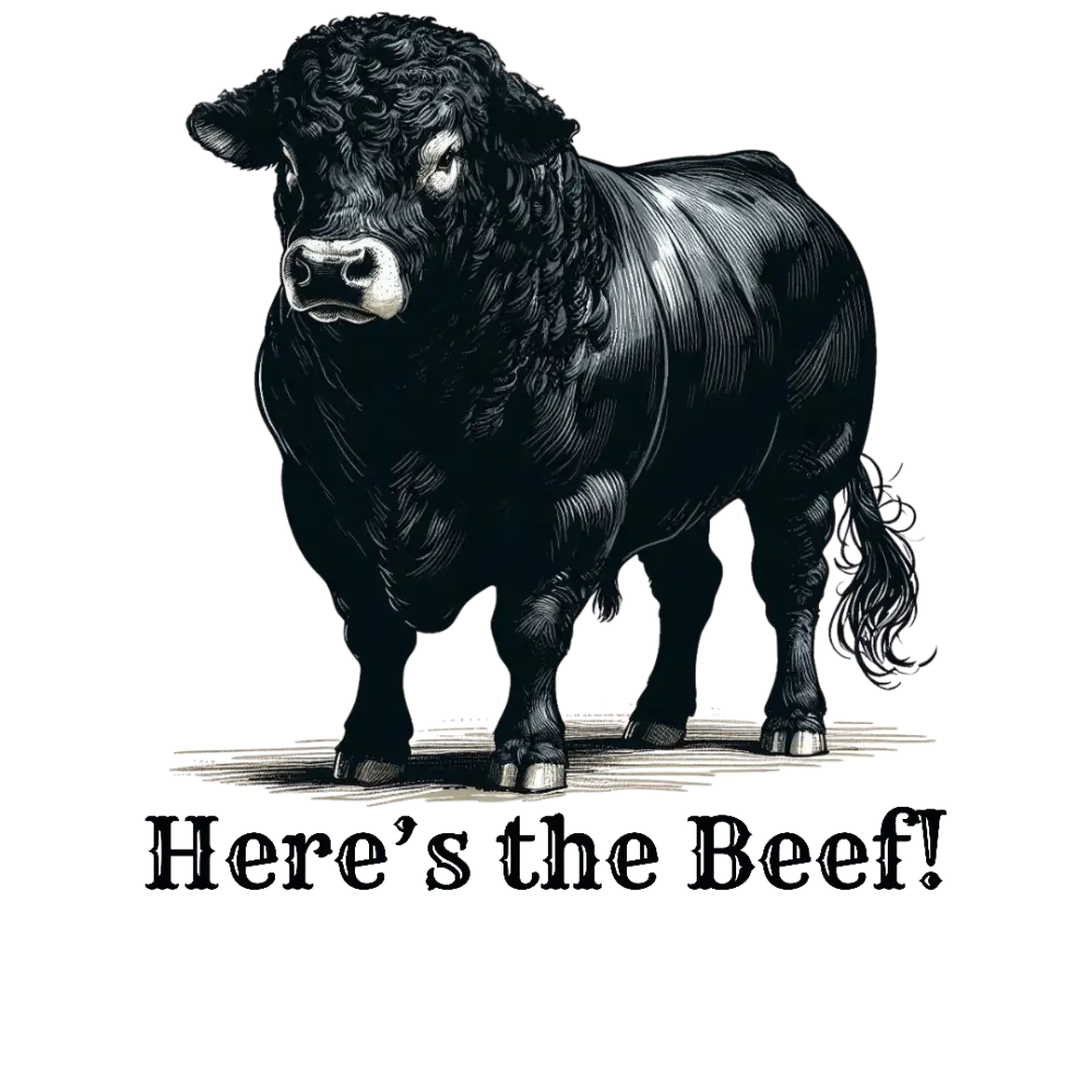 Black Angus Bull Snapback Truckers Hat Farmers and Rancher Cap Hats