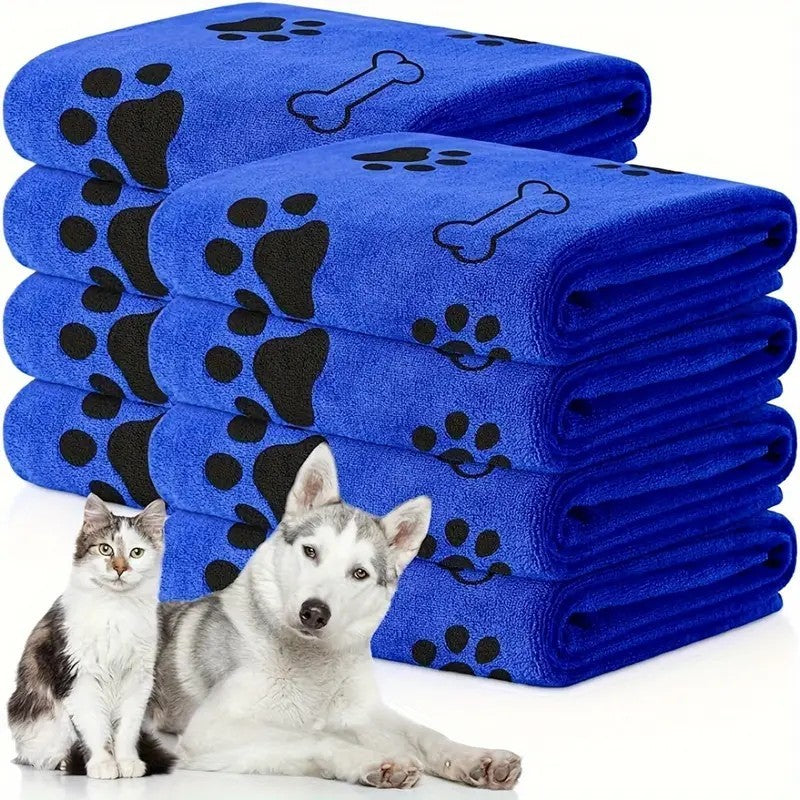 Pet Towel, Super Absorbent Soft Microfiber, Quick-drying Pet Bath and Grooming Towel - The Best New Thing