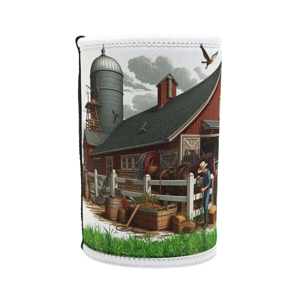 Can and Bottle Cozie Cooler Sleeve Rustic Horse Lover Gift with Funny Quote Regular Can Drink Sleeves