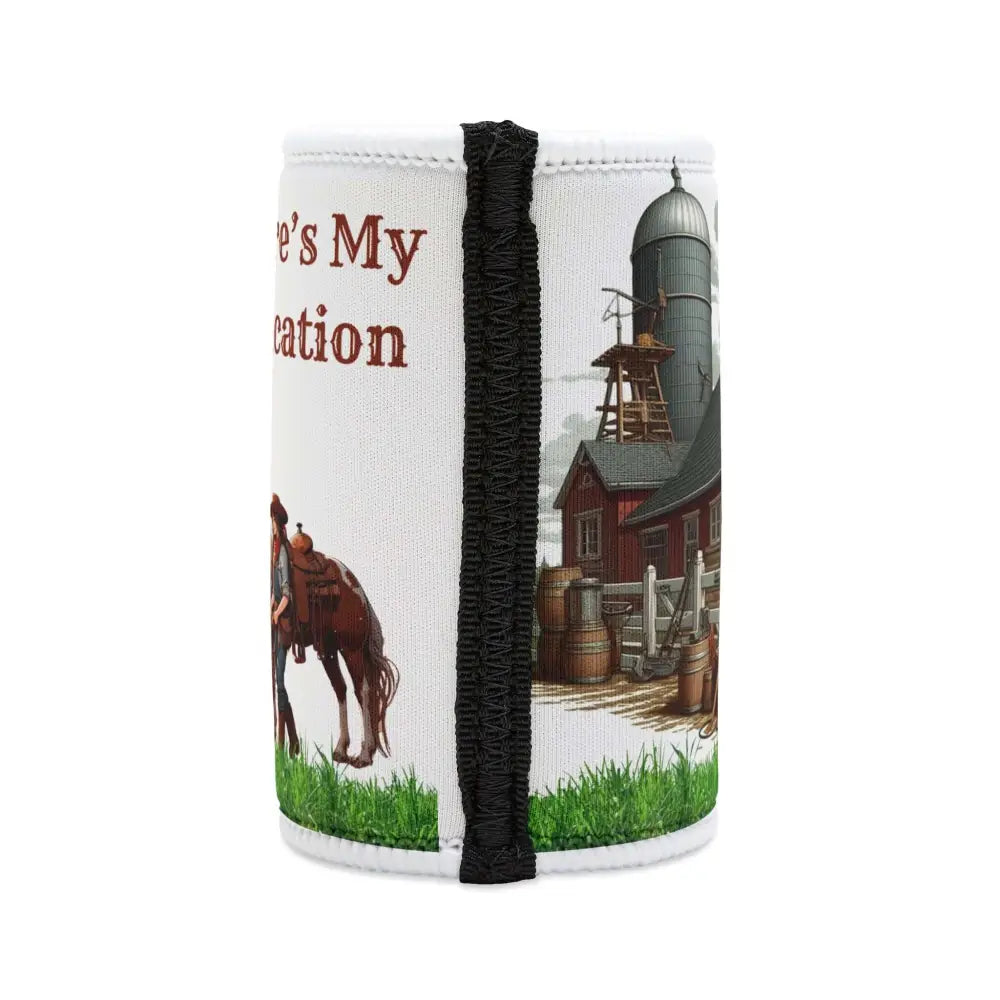 Can and Bottle Cozie Cooler Sleeve Rustic Horse Lover Gift with Funny Quote Regular Can Drink Sleeves