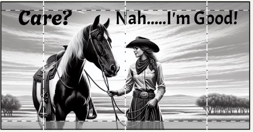 Cowgirl with horse on a 15oz Horse Lovers Coffee Mug, perfect gift for women