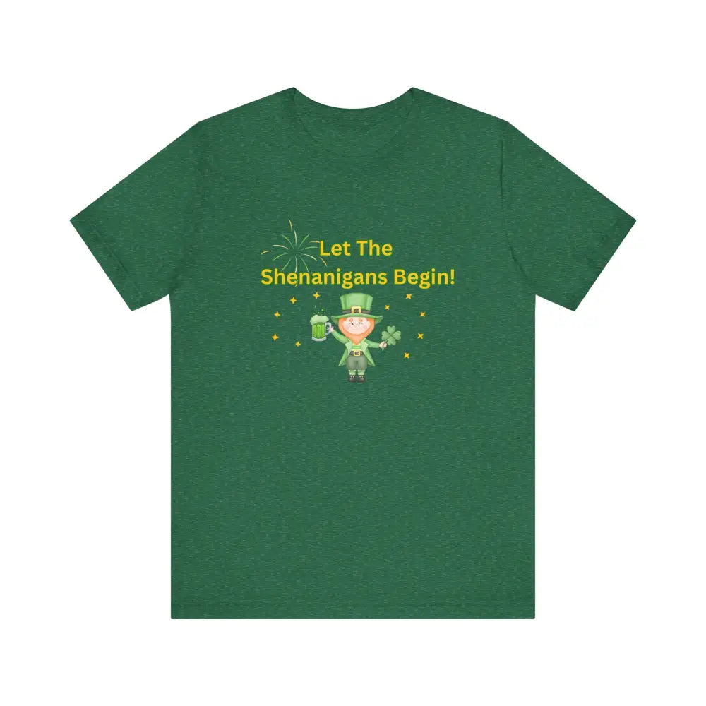 Celebrate St Patrick’s Day in Style Unique Gift Ideas for Men Party Shirt - Heather Grass Green / XS - T-Shirt