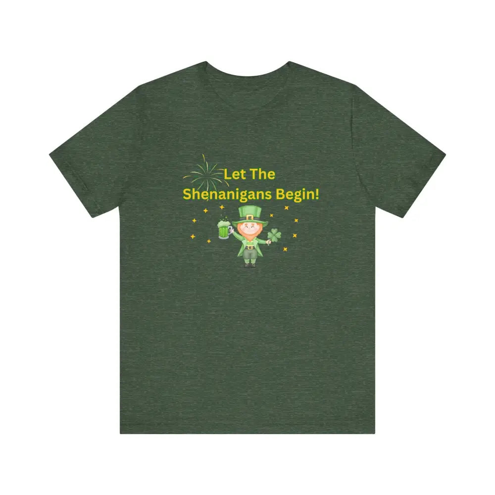 Celebrate St Patrick’s Day in Style Unique Gift Ideas for Men Party Shirt - Heather Forest / XS - T-Shirt