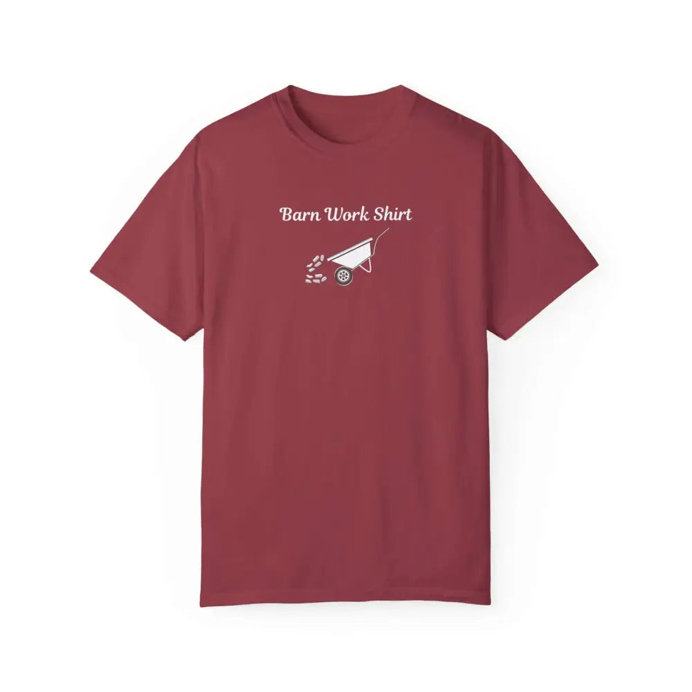 Classic Barn Work T-Shirt – Built for Grit and Comfort Barn Work Tee - Chili / S - T-Shirt