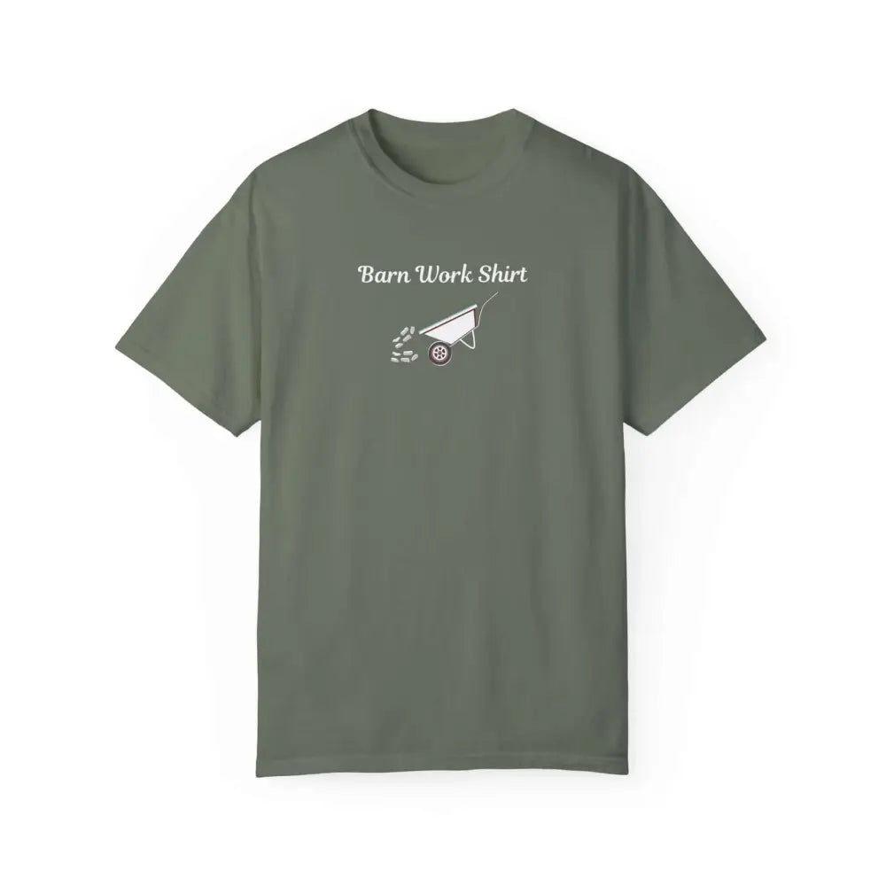 Classic Barn Work T-Shirt – Built for Grit and Comfort Barn Work Tee - Moss / S - T-Shirt