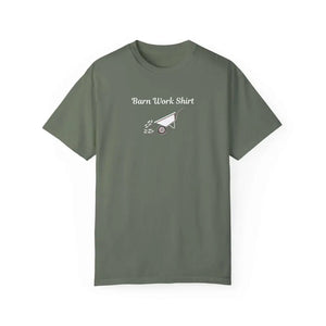 Classic Barn Work T-Shirt – Built for Grit and Comfort Barn Work Tee - Moss / S - T-Shirt