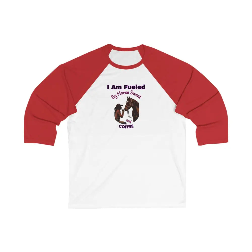 Horse Lover Baseball Tee Equestrian Coffee Lover Gift Horse Lover Clothing Activewear