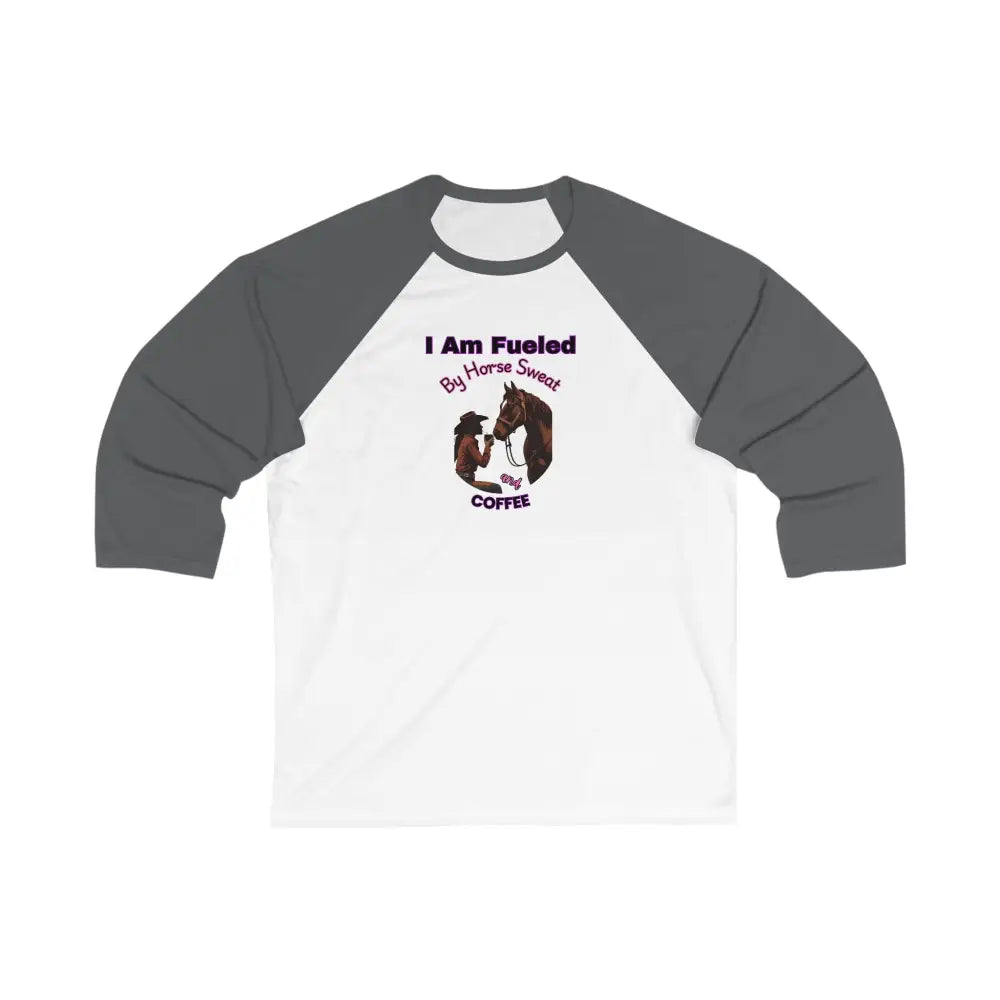 Horse Lover Baseball Tee Equestrian Coffee Lover Gift Horse Lover Clothing Activewear