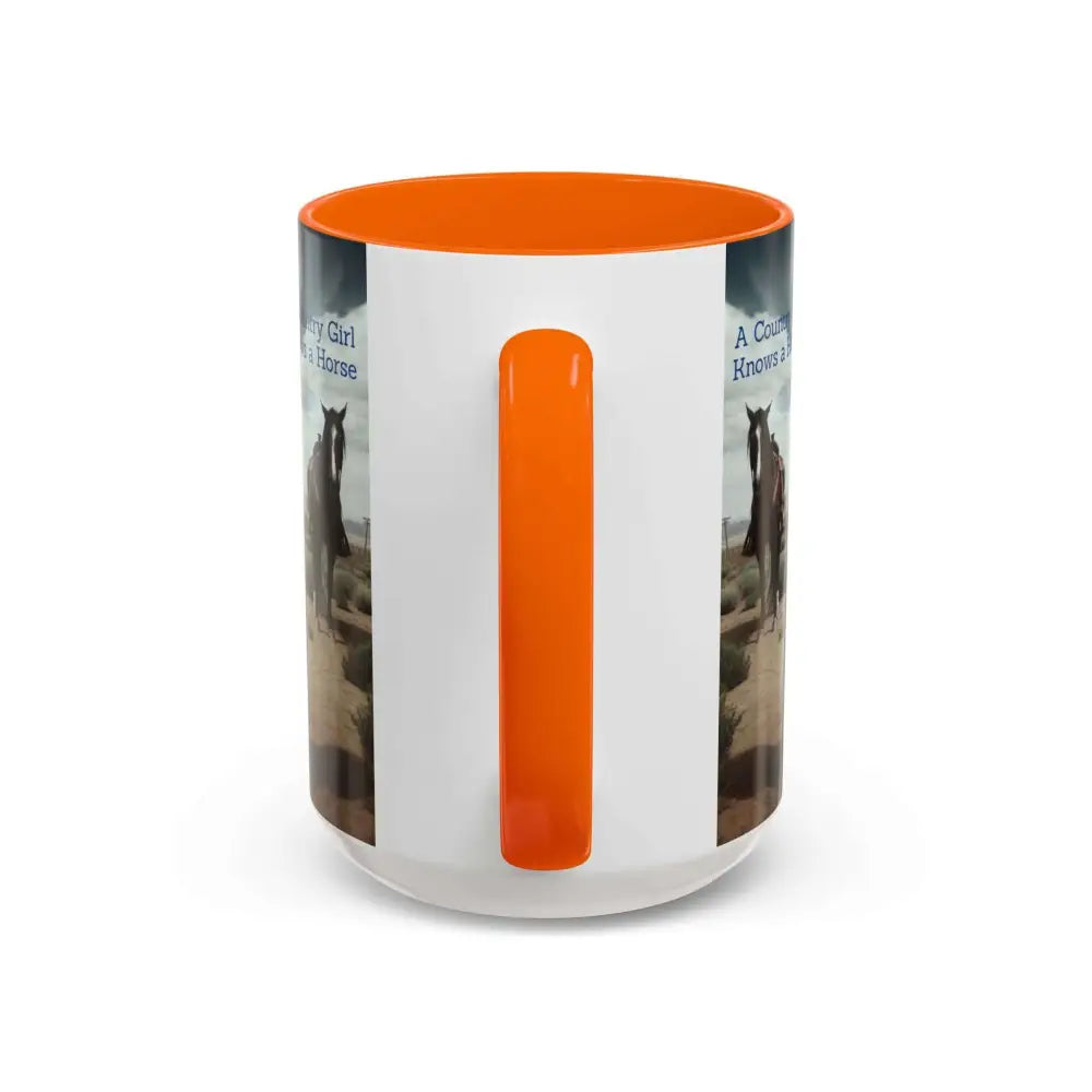 Country Girl Coffee Mug A Cowgirl Knows a Horse is the Best Accessory 15oz Cowgirl Coffee Mugs Mugs